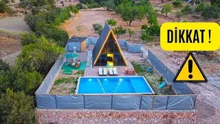 Unknown details in triangular house construction / DON'T MAKE THESE MISTAKES!