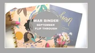 War Binder September 2021 Flip Through