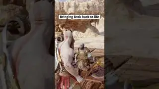 Bringing Brok back to life God of war ragnarok 