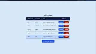 Contact List Demo (Flask CRUD + React + Tailwind)