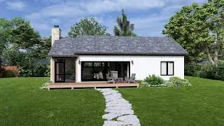 EXCLUSIVE CABIN HOUSE PLAN 7174-00024 WITH INTERIOR