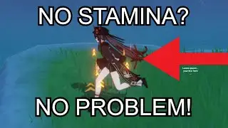 How to sprint indefinitely in Genshin Impact