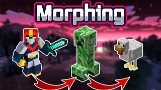 ПРЕВРАЩЕНИЕ В МОБОВ В МАЙНКРАФТ. Morphing. ОБЗОР МОДОВ #52
