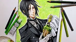 Speed Drawing Sebastian Michaelis || Black Butler - Kuroshitsuji