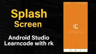 Splash Screen in android studio | Splash Screen Android Studio | Splash screen 2021 