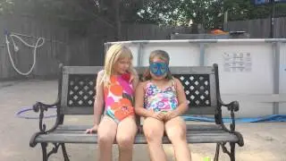 Avery and Cady do the ALS Ice Bucket Challenge