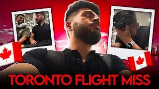 TORONTO KI FLIGHT ✈️ MISS HO GYI!🥹 PLAN CANCEL?? 😡 #piyushgera #toronto #canada #india
