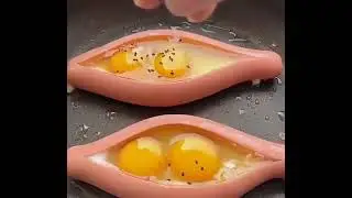 Сосиски с яйцами