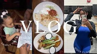 WEEKLY VLOG | ROCK CLIMBING, MONKEY JOE’S, FAMILY NIGHT OUT, DINNER, & MORE