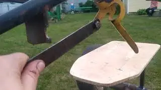 Приключения мотоблока на даче. Трос переднего хода на мб-1. DIY