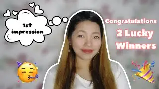 Reading your 1st Impression to me + ANNOUNCEMENT of 2 Lucky Winners GIVEAWAY | Mareng Vic