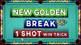 New Golden Break 9 Ball Pool 1 Shot=Win 100% With Firestorm Cue -8 Ball Pool Low Level Players Shots