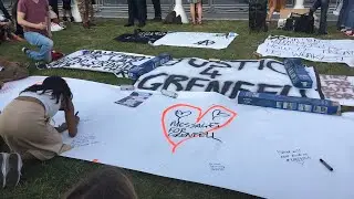 LIVE: Remembering victims of Grenfell Tower Fire Westminster