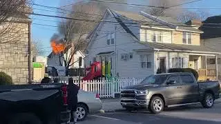 East Lansdowne PA standoff, shooting and fire