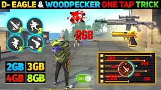 Perfect Aim Lock Trick 🎯 | Desert Eagle Headshot Trick | Free Fire Mein Headshot Kaise Mare