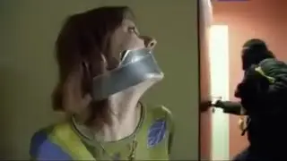 Tape Gagged in Chair 02