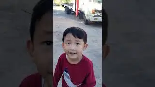 FOLLOW RHU COS HE WANTS TO SHOW US A TRUCK