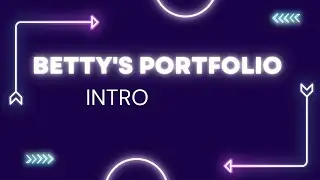Responsive Portfolio Landing Page Html CSS JS | Introduction to betty's portfolio