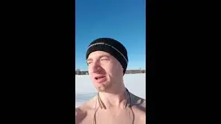 Бег после операции на дыхательные пути при -11 по полям Московской области