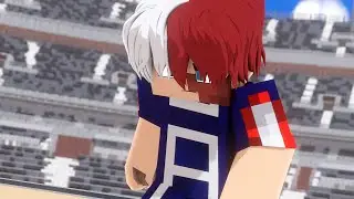 Midoriya vs Todoroki - Minecraft Animation