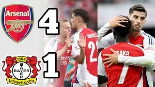 ARSENAL VS LEVERKUSEN ( 4 1 ) | HIGHLIGHTS | ALL GOALS