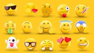 EMOJI 3D animated | After Effects template