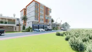 IMMEUBLE R+4 / ARCHITECTURE ANIMATION LUMION