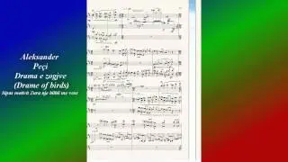 Aleksander Peçi - Drama e Zogjve. Drama of birds. sound Logic Pro wmv