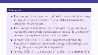Programming Languages: Object-Orientation - 4