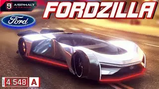 Asphalt 9 : КИБЕРФОНК В АСФАЛЬТЕ ! Обзор и сетевой тест-драйв Fordzilla P1 в золоте (Ранг 4548)🐲