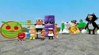 PIZZA TOWER CHARACTERS Vs 3D MEMES NEXTBOT IN Garry's Mod