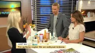 Brun utan sol på rätt sätt - Nyhetsmorgon (TV4)