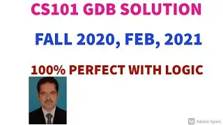 CS101 Fall 2020 GDB Solution || CS101  GDB Solution 2021 || CS101 GDB Solution 2020 by Sohail Zubair