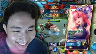 REVIEW SKIN STARLIGHT ODETTE! HAMPIR SAVAGE! - Mobile Legends #MLBBIDCreator