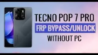 Tecno Pop 7 Pro (BF7h)FRP Bypass Android 12 New Solution New Trick unlock google account lock withou