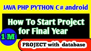 1 M || How to make bca projects | BCA Final Year Projects | Free Projects Source Code | E-Commerce