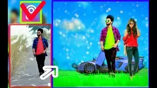 Cute Girls / picsart editing tutorial /photo manipulation with background change