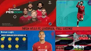 PATCH PES 2021 MOBILE 5.0.1 FC LIVERPOOL FULL LICENSE