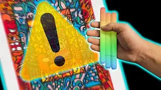 I made an 'AWESOME' doodle using these colour combos