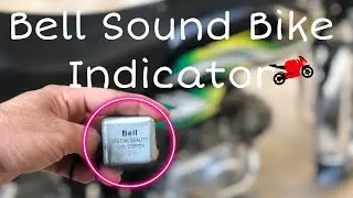 Bell sound Flasher indicator Installation in bike