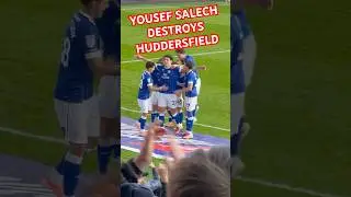 Yousef Salech second goal. Cardiff City 3 Huddersfield Town 2 