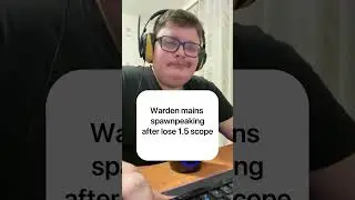 Warden Mains after losing 1.5x scope  #rainbowsixsiege #r6 #siege