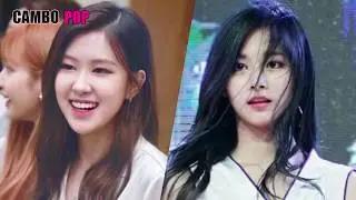 ROSE AND TZUYU HOLDING EACH OTHER HANDS IN GOLDEN DISC AWARD 2018