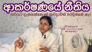 ආකර්ෂණ නීතිය ඇත්තටම කොහොමද හරියට කරන්නේ? | How To Start Law Of Attraction for Beginners | Sinhala