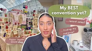 Hyper Japan London 2025 | Artist Alley Vlog + Convention Deepdive | Britt Bailey Art