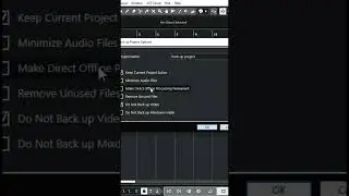 Project back up options | Cubase pro tips