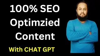 How To Write Article Using ChatGPT | 100% SEO Optimized