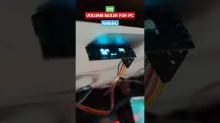 diy pc audio mixer volume controller with oled display 