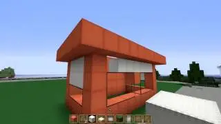 (ОБЗОР) Minecraft   как построить киоск Bonus #2