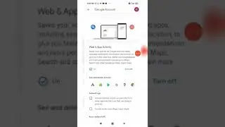 Google account web & App activity settings||Google tracks||